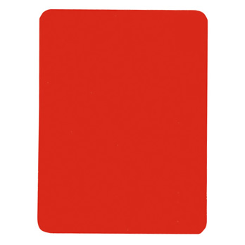 Cartellino Rosso fluo